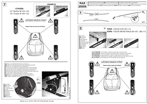 CAM System Dachträger vormontiert Rax – Cod.20008
