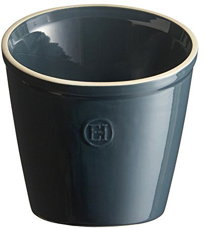 Emile Henry Eh970218 Pot à Ustensiles Céramique Bleu Feu Doux 14 X 14 X 16 cm