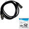 HQRP 1.8m XLR to XLR Microphone Cable (3-pin M/F) for Audio-Technica AT2035 Large Diaphragm Studio Condenser Microphone plus Coaster