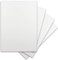 60 Blatt DIN-A4 Ton-Karton - 300 g/m² Bastel-Papier - 21 x 29,7 cm - Weiss - geprägte Leinen-Struktur - Tonzeichenpapier zum Basteln - Fotokarton