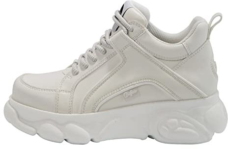 Buffalo Cld Corin, Scarpe da Ginnastica Donna, White, 38 EU