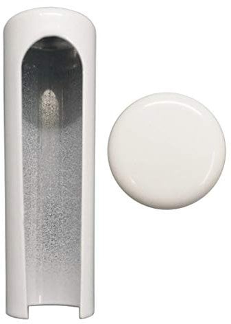 SFS Estetic 2D Door Hinge White Cover Caps Only Pair