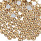 Beadsland 1440 PCS Flat Back Crystal Rhinestones Round Gems for Nail Art and Craft Glue Fix,Lt Colorado Topaz(SS10(2.7-2.8mm))