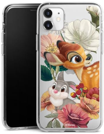 DeinDesign Silikon Hülle kompatibel mit Apple iPhone 11 Case transparent Handyhülle Bambi Klopfer Disney
