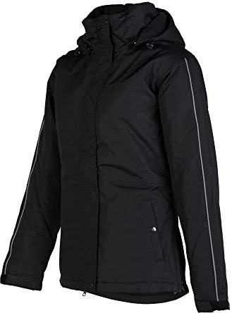 HORZE Damen Winterreitjacke Cheyenne, gefütterte Reitjacke Winter, wasserdicht, Schwarz, 42/44