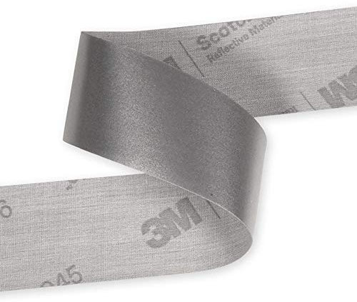 3M™ Scotchlite™ Reflexgewebe 9945 zum Aufnähen | Silber reflektierend | lfm. x 25,4 oder 50,8 mm | nach ISO 20471 Norm | flammhemmend | ideal für Arbeitsschutzkleidung ((1 m x 50,8 mm breit))