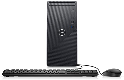 Dell Inspiron 3891 Compact Desktop Computer Tower - Intel Core i5-10400, 16GB DDR4 RAM, 256GB SSD + 1TB SATA HDD, Intel UHD Graphics 630 with Shared Graphics Memory, Windows 10H - Black (Latest Model)