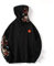Niepce INC Streetwear - Felpa Pesante con Cappuccio da Uomo, con Grafica Ricamata, Motivo: Drago, XX-Large