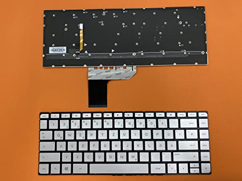 T-ProTek DEUTSCHE-Tastatur Keyboard kompatibel für HP Spectre x360 15-ap000