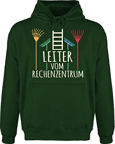 Shirtracer - Hoodie Herren Pullover Männer - & Geschenke - Leiter vom Rechenzentrum hell