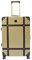 House Of Leather Retro 8 Räder Spinner Reisekoffer Gepäck Hartschalen London, gold, MEDIUM: 68 x 45 x 26cm, 4kg, Hartschalengepäck mit Spinnrollen
