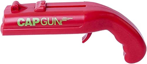 Capgun Apribottiglie Pistola - Apribottiglie per birra | Divertente tappo di bottiglia | Apribottiglie creativo per casa, bar, feste, bere e giocare - Spara (rosso)