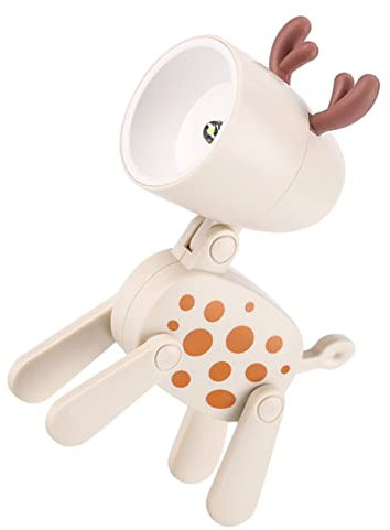 OSALADI Nachtlicht Mit Hirsch-design Led-nachtlampe Für Schlafzimmer Kreatives Dekoratives Mini-licht Verstellbarer Kopf Und Körper Geeignet Als Geschenk Für Junge Mädchen Und Erwachsene
