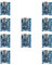 10pcs TP4056 Type-c USB 5V 1A 18650 Lithium Battery Charger Module Charging Board with Dual Protection Functions.