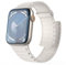 TiMOVO Magnetarmband Kompatibel mit Apple Watch Series 10 9 8 7 6 5 4 3 2 1 SE, Sportarmband mit starkem Magnet für iWatch 38/40/41 mm, Silikon Ersatzarmband,Sternenlicht Gold