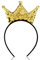 Dimeho Pailletten Krone Stirnband, Glitzernde Haarbänder, Prinzessinnenkronen Glänzendes Haarreif, Damenhaar, Haar-Accessoires, Weihnachts und Geburtstagsparty-Geschenke Haar-Diademe