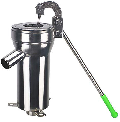 Hand Pressure Well Pump - Increase Water Flow with Easy-to-Use Manual Old Style Well Pump, Leather Bowl - Enhance Your Water Supply with This Home Hand Press for Well Water