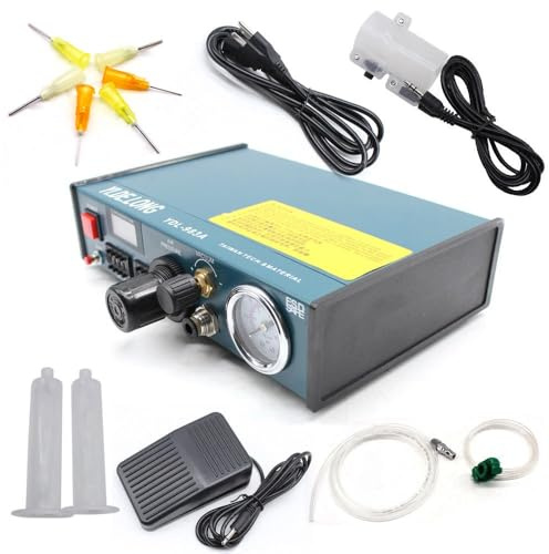 Digital Display Auto Glue Dispenser 220V 983A Auto Glue Dispenser Lötpaste Digitalanzeige Epoxy Dispensing Machine Professioneller Präziser Klebstoffspender Digitale Steuersystem