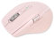 INFINMIND Mouse Bluetooth Senza Fili con Smart Flying Scroll, Rotellina ergonomica per il pollice, silenzioso per 3 dispositivi - Compatibile con Windows/Mac OS/Chrome/Android (Rosa)
