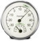 Thermometer und Hygrometer Chios, silber/weiß