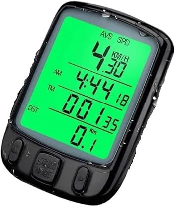 HESHUWEN Fahrradcomputer Wasserdichter Fahrrad-Entfernungsmesser, Fahrrad-Tachometer, Fahrradzubehör Fahrradcomputer Kabellos