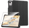 Rojeuinn Funda para Honor Pad X9a 11.5 2025 +1 Pack Cristal Vidrio Templado,con Función Soporte,Anti-Arañazos Protectora Case función -Negro