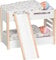 goki 51451 – Puppen-Etagenbett mit Rutsche – stabiles Bett aus Holz für Zwei Puppen