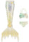 GFPGNDFHG Deals of The Day Bikini Mädchen Schwimmflossen Kinder Meerjungfrau Badeanzug 134 Meerjungfrauen Kostüm Flossen Meerjungfrauenschwanz Mit Zum Schwimmen Meerjungfrauenflosse 92 140