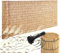 XIGOUZIQU Sichtschutzzaun für Terrasse, Balkon, Bambuszaun, dekorativer Bambus-Sichtschutz, Hinterhofzaun-Rollen, Bambusrollo, Heimdekoration, handgewebt (0,9 x 7 m)