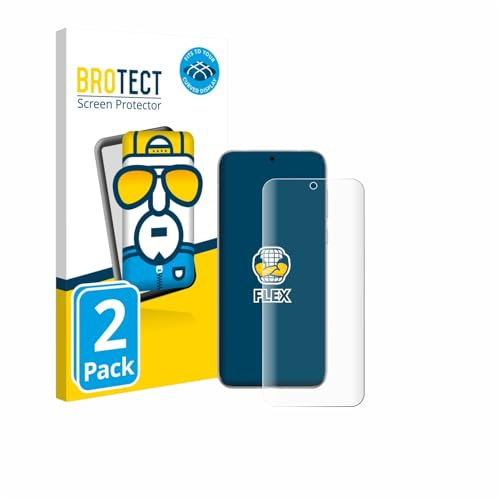 BROTECT Schutzfolie für Huawei Pura 80 Pro | 2 Stück Transparenter Displayschutz Made in Germany Klare Full-Screen Folie Full-Cover 3D Curved Montage Kit