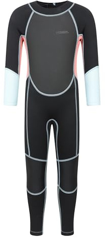 Mountain Warehouse Kinder 2mm Neoprenanzug | UPF 50+ UV-Schutz, Neopren-Einteiler mit Flachnähten & leichtgängigem Reißverschluss, Ideal für Strand, Surfen & Wassersport