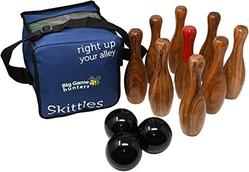 Garden Games 206 - Holz Kegelspiel für draußen