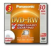 Panasonic LM RW30E3 Blank DVD 8 CM DVD-RAM 1,4 GB Pro Hard Coating Gold