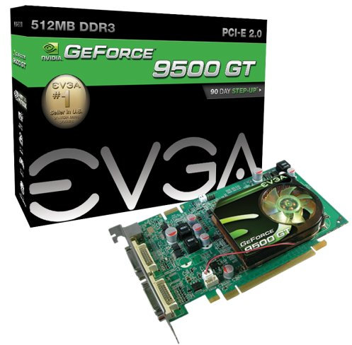 EVGA 512-P3N956-TR graphics card GeForce 9500 GT GDDR3