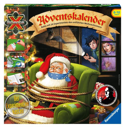 Ravensburger 18896 - ScienceX Adventskalender - Meisterdetektiven auf der Spur