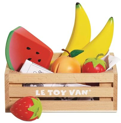 Le Toy Van TV183 Wooden Toy, Various, Fruits '5 A Day'