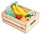 Le Toy Van – Honeybee Market Obstkiste „5 am Tag“ aus Holz | Supermarkt-Rollenspiel Lebensmittelladen, TV183