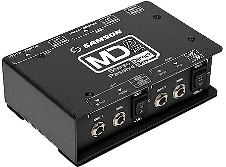Samson MD2 Pro – Stereo Passive DI-Box