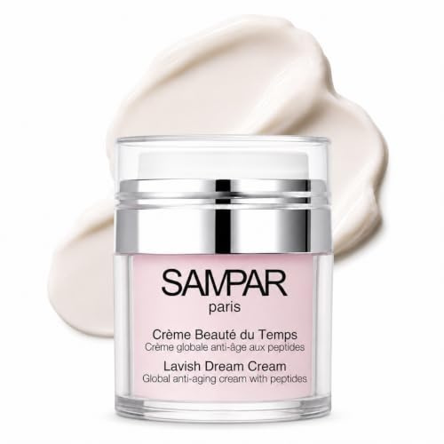 Sampar - Crème Beauté du Temps - Reichhaltige Anti-aging Creme - Tages- und Nachtpflege Gesichtscreme - Nährt, strafft und belebt - Hygienischer Luftloser Tiegel 50 ml