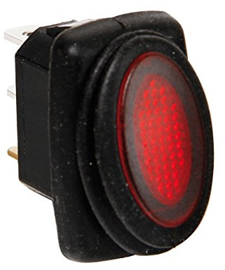 Lampa Mikro Kippschalter 12/24V mit roter LED