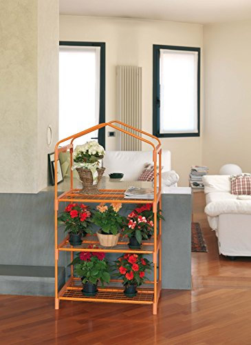 Verdemax Serra per Piante Azalea con 3 Ripiani IBISCUS cm 70x50x125 in Kit Montaggio