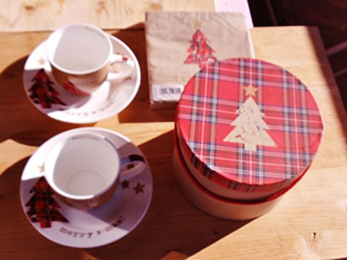 PPD Tartan Tree Kaffeebecher 2er Set