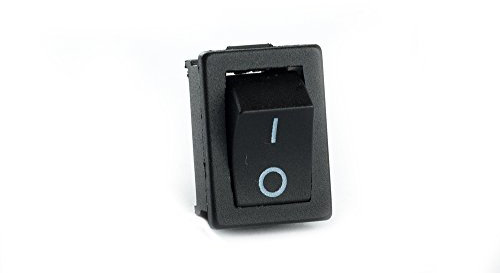 Wippschalter eckig klein 2-polig 250V 6A EIN/AUS Snap-In Montage 19,5x13mm SK21-101