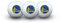 Team Effort NBA Golden State Warriors Golf Ball Pack of 3Golf Ball Pack of 3, NA