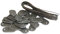 Kit de Fixation Brise-Vue - Lot de 5 Kits (26 pastilles + 4m de Fil par kit) Gris Clair Lot de 5 Kits