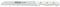 Arcos Artika - Cuchillo Panero - Acero Inoxidable NITRUM Serrada 210 mm - Mango Polipropileno blanco