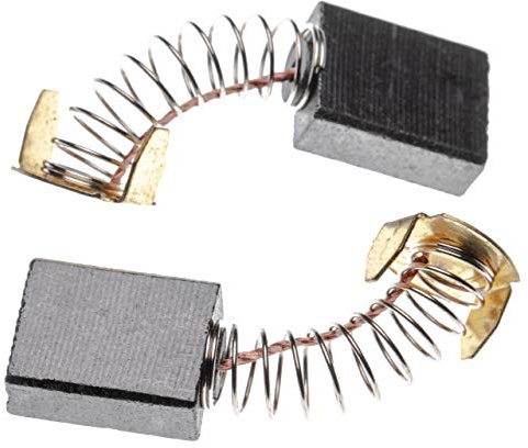 vhbw 2x Carbon Brush Motor Brush 6.5 x 13.5 x 17mm compatible with Makita 9401, 9402, 9400B, 9607B power tool - 22mm Spring