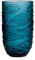 H&H Atlantico Set 6 Bicchieri, Vetro, Blu, 45cl