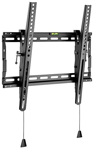 Goobay 49909 TV-Wandhalterung Pro TILT (M) 32 bis 55 (81-140 cm), 70 Kg, neigbar, seitliche Verschiebung, Schwarz