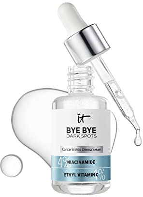 IT Cosmetics Bye Bye Dark Spots 4% Niacinamid-Serum – reduziert sichtbar dunkle Flecken & verbessert die Hautklarheit in 8 Wochen – mit 1% Ethyl-Vitamin C – für alle Hauttypen – 29,6 ml